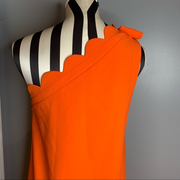 Victoria Beckham for Target  One Shoulder Dress Women orange M - Picture 3 of 13